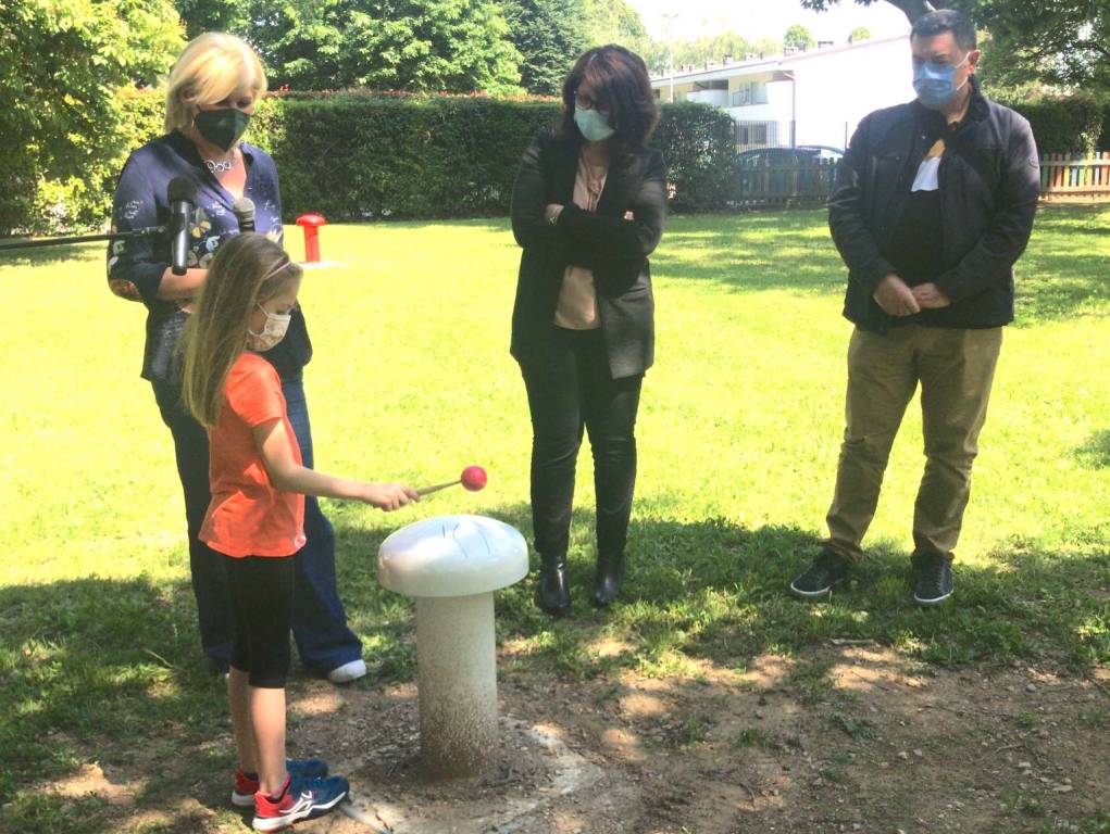 I nuovi giochi dell\'asilo nido di Malnate