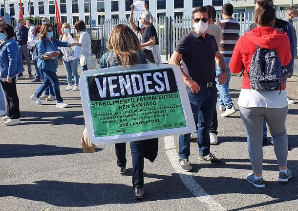 Crisi Teva a Nerviano lavoratori in sciopero