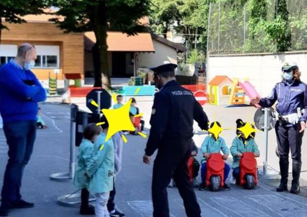 Educazione stradale alla scuola dell'infanzia di Villastanza 