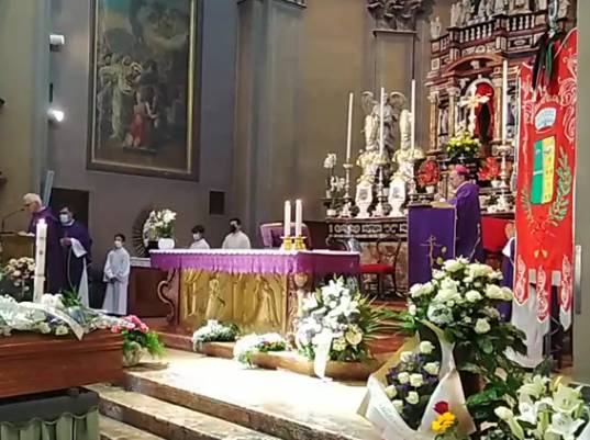 Funerale Vedano Olona famiglia Zorloni