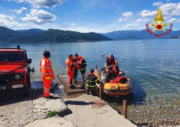 vigili del fuoco lago maggiore