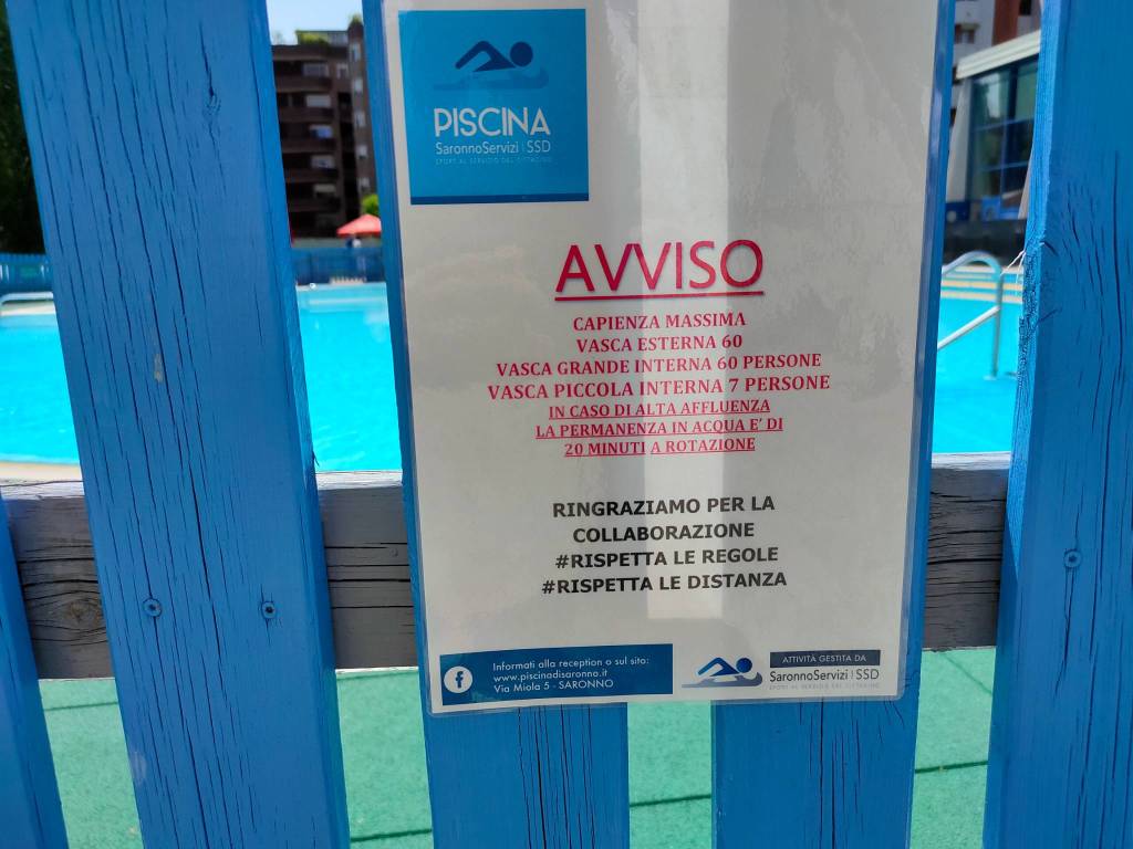 Inaugurazione piscina di Saronno