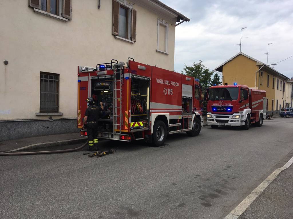 Incendio Gallarate 10 maggio 2021