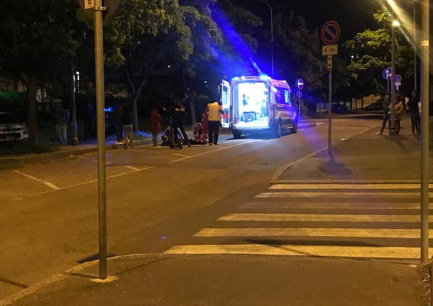 incidente in via Toti a Legnano