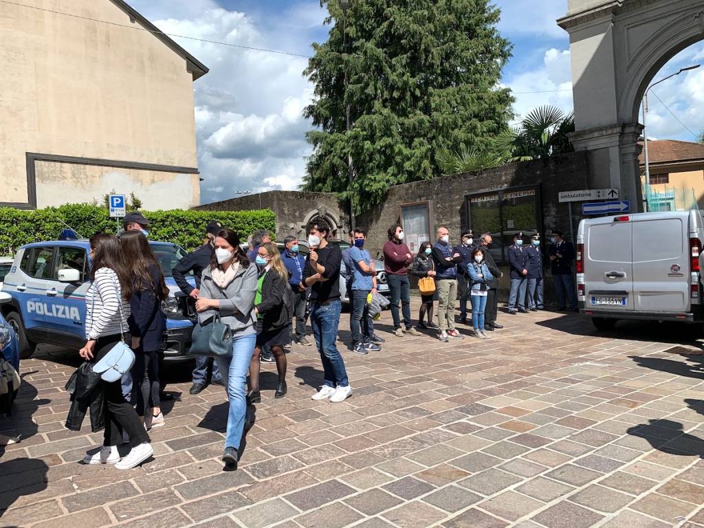 Induno OLona - Il funerale di Alessandro Pionati