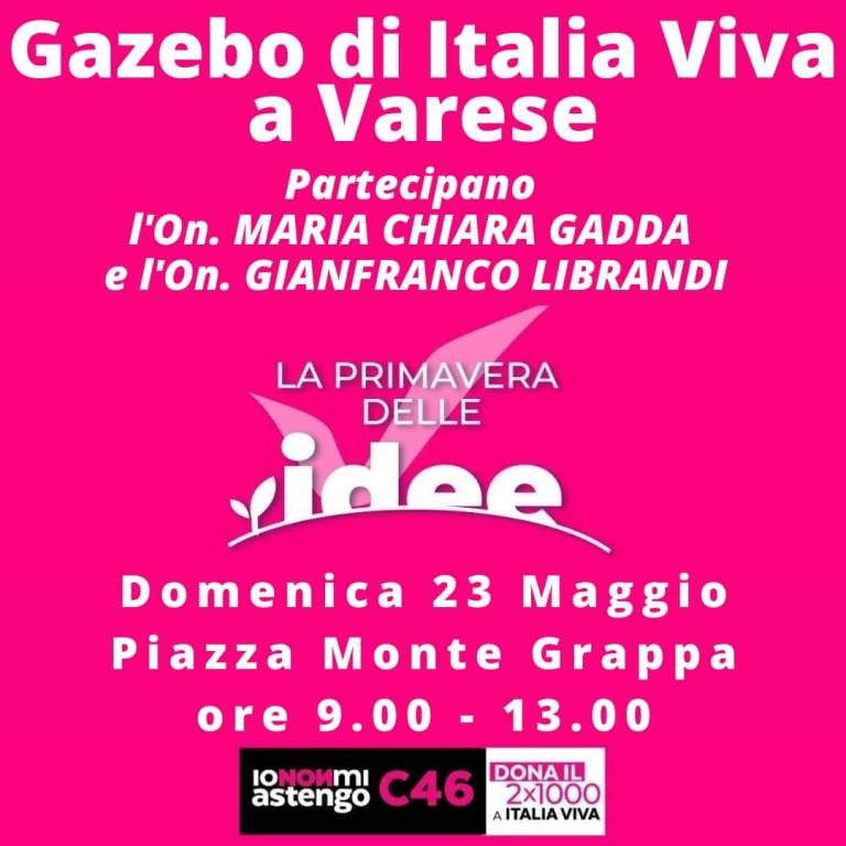 Italia viva in piazza