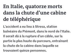 La tragedia del Mottarone sulle pagine dei giornali stranieri