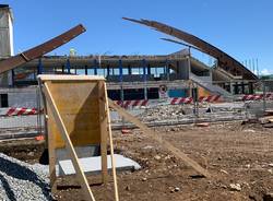 Nel cantiere del Palaghiaccio