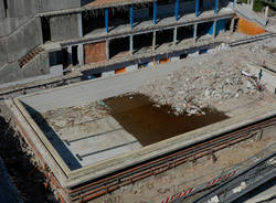 Nel cantiere del Palaghiaccio