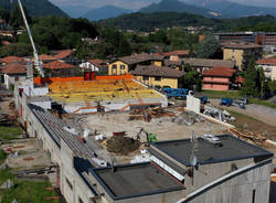 Nel cantiere del Palaghiaccio