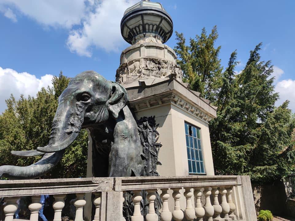 Pagoda Indiana di Bregazzana - Inaugurazione targa