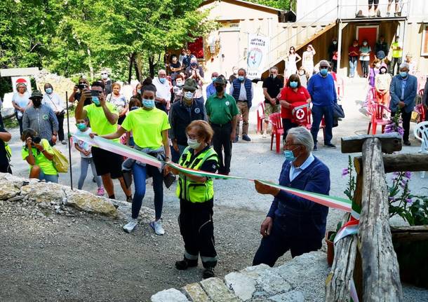 Saltrio, l’inaugurazione del Sentiero Ficacci al Monte Orsa