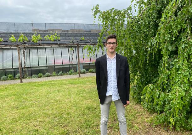 Simone Pallaro, studente del quinto anno dell’ Istituto Tecnico Agrario di Villa Cortese