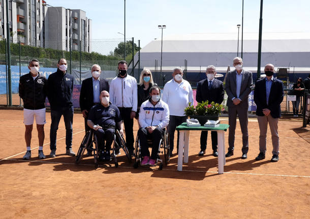 Tennis in carrozzina allo Sporting Club Saronno 