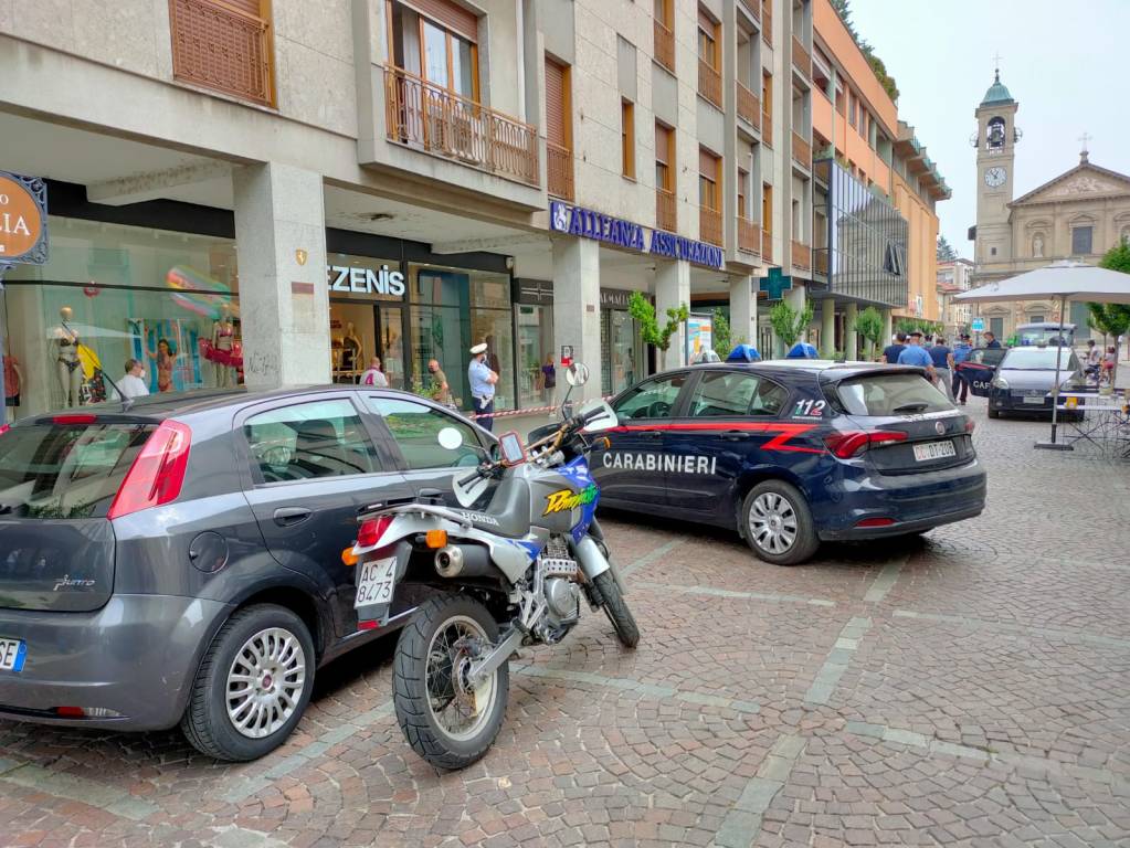 Aggressione in centro a Saronno