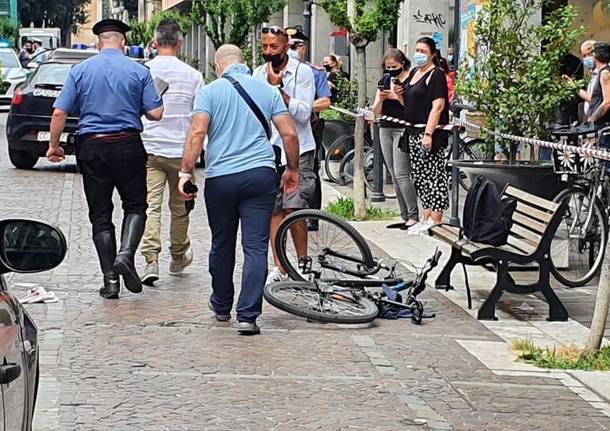 Aggressione in centro a Saronno