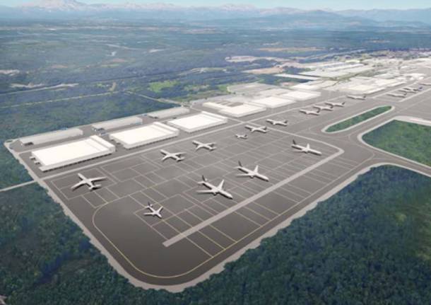 Cargo City espansione masterplan Malpensa