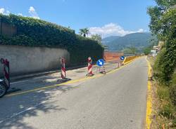 Luino, il cantiere sulla statale avanza