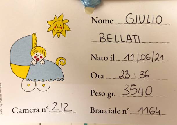 Benvenuto Giulio!