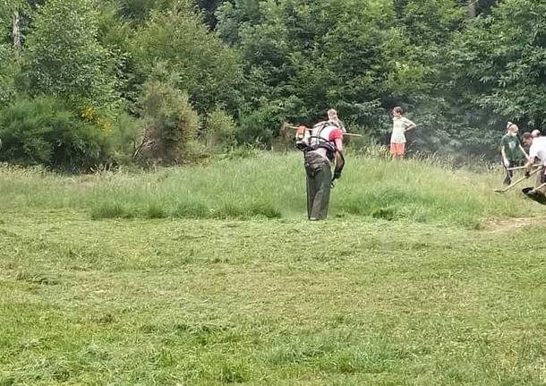 Grandi pulizie al Pian delle Noci