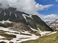 Il volo del 33enne di Cameri: si ferma appena in tempo