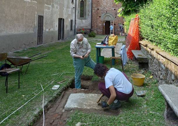 Castiglione Olona - Nuovi ritrovamenti archeologici in Collegiata