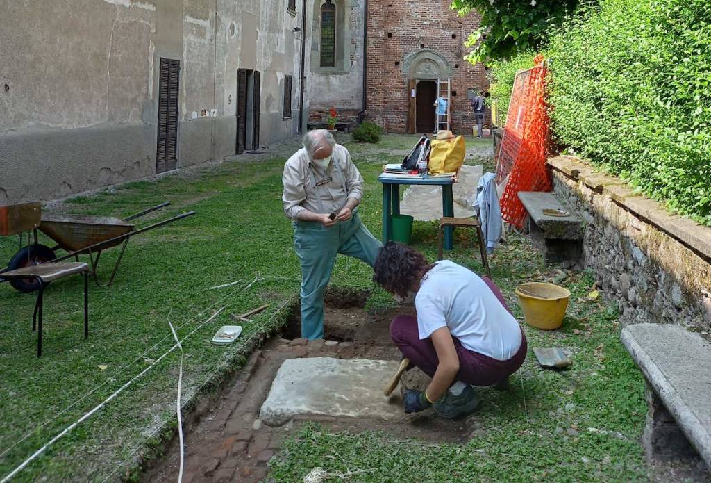 Castiglione Olona - Nuovi ritrovamenti archeologici in Collegiata