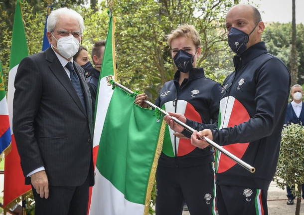 consegna tricolore paralimpiadi tokyo sergio mattarella bebe vio federico morlacchi