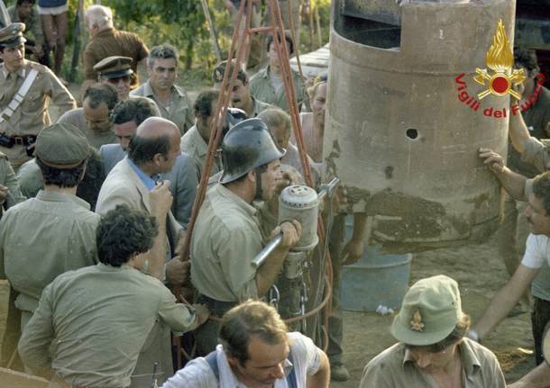 Alfredi Rampi, la tragedia nelle foto storiche dei vigili del fuoco