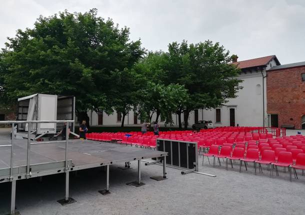 Palco eventi Castello Legnano