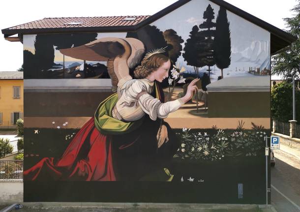 Il murales di Andrea Ravo Mattoni a Lonate Pozzolo