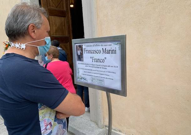 I funerali di Franco Marini