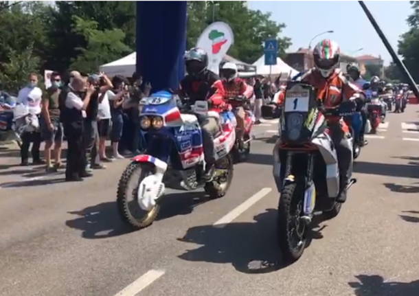 I motori della Dakar rombano per le strade di Legnano