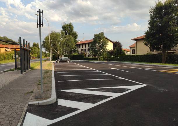 Inaugurato il nuovo parcheggio di Lisanza a Sesto Calende