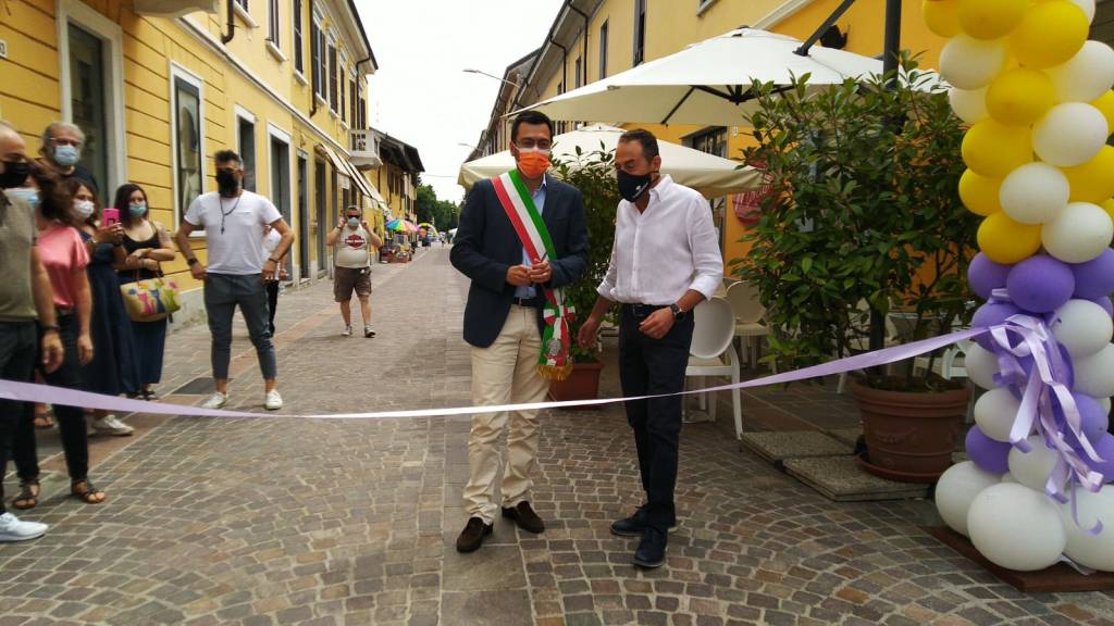 Inaugurazione di corso Magenta a Legnano