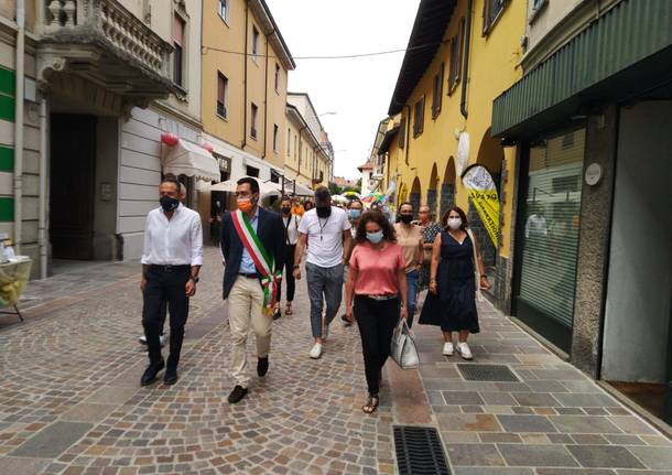 Ztl centro di Legnano: taglio del nastro in corso Magenta