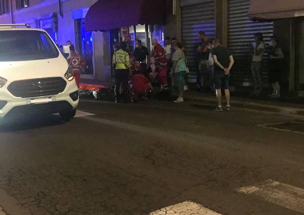 Incidente moto – furgone nell’Oltrestazione a Legnano