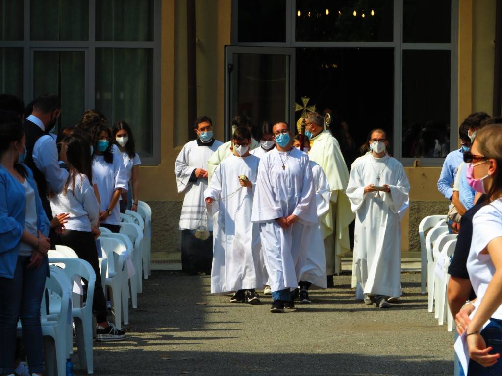 L'arcivescovo Delpini all'Istituto Melzi di Legnano