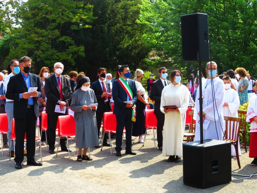 L'arcivescovo Delpini all'Istituto Melzi di Legnano