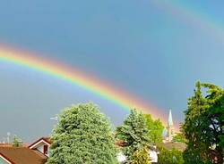 L'arcobaleno sopra il Varesotto