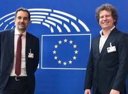 Matteo Bianchi (Lega) e Alessandro Alfieri (Partito Democratico)