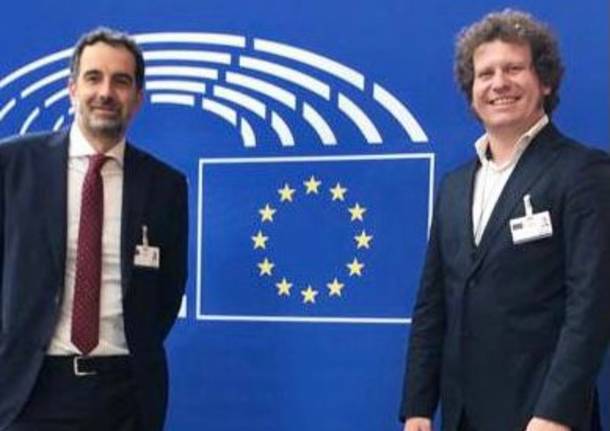 Matteo Bianchi (Lega) e Alessandro Alfieri (Partito Democratico)