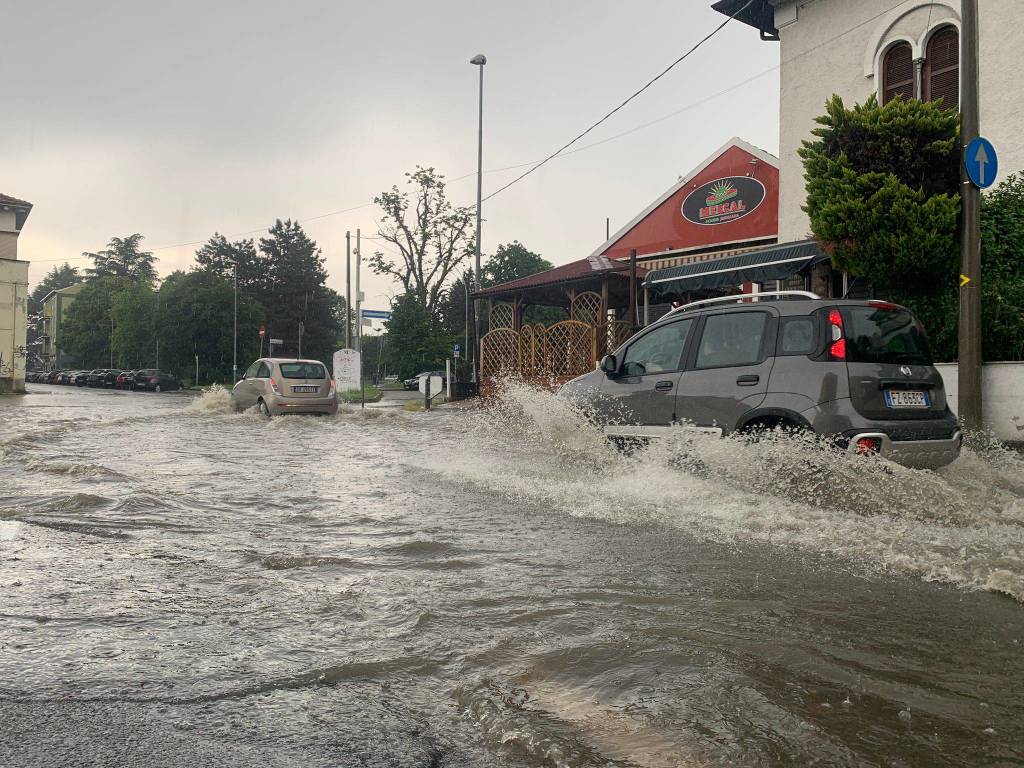 Nubifragio a Busto Arsizio