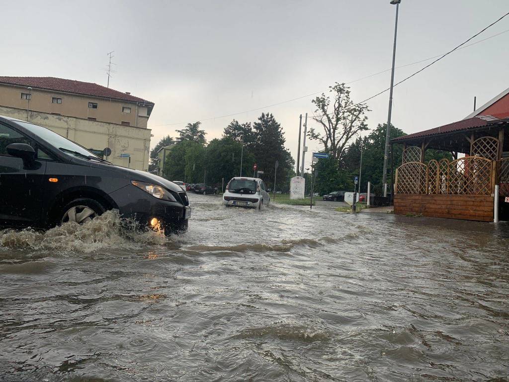 Nubifragio a Busto Arsizio