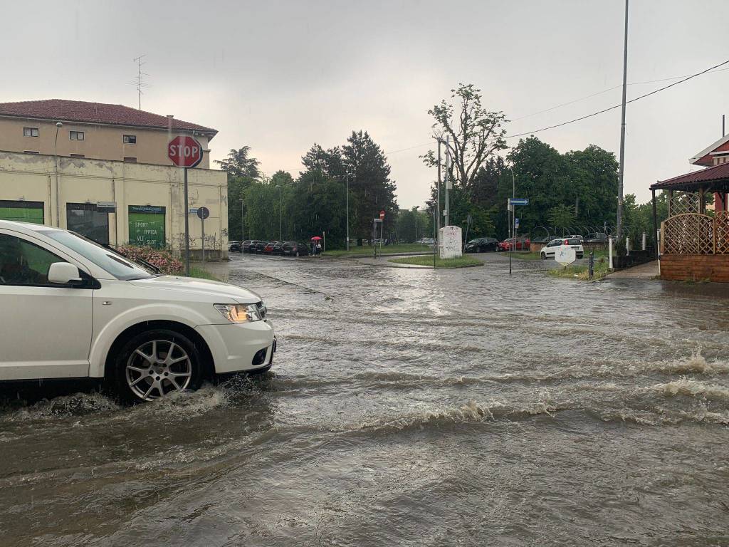 Nubifragio a Busto Arsizio