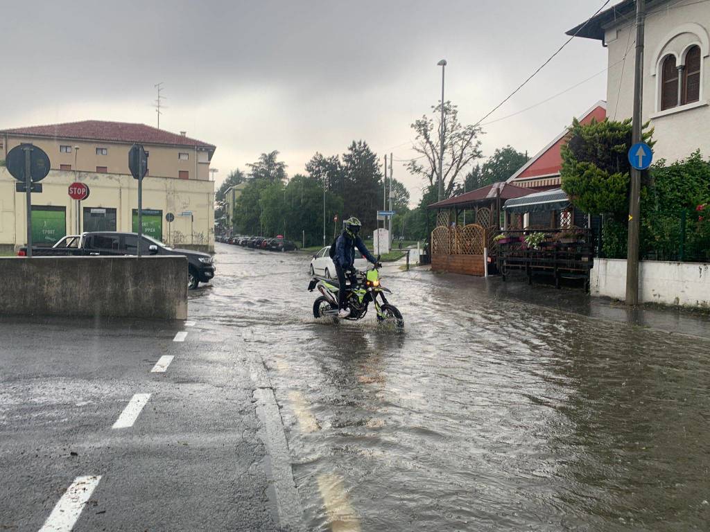 Nubifragio a Busto Arsizio