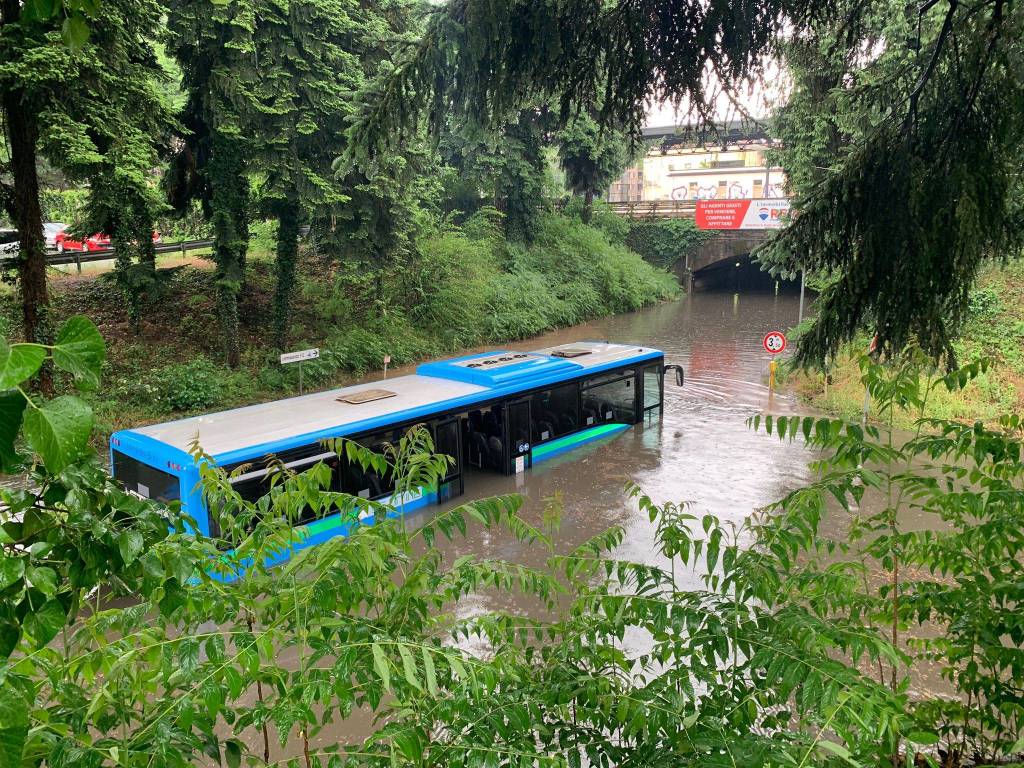 Nubifragio a Busto Arsizio