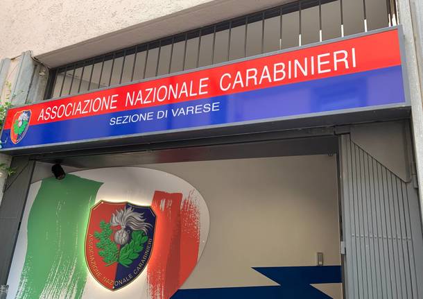 Nuova sede e nuovo direttivo per l'associazione nazionale Carabinieri di Varese