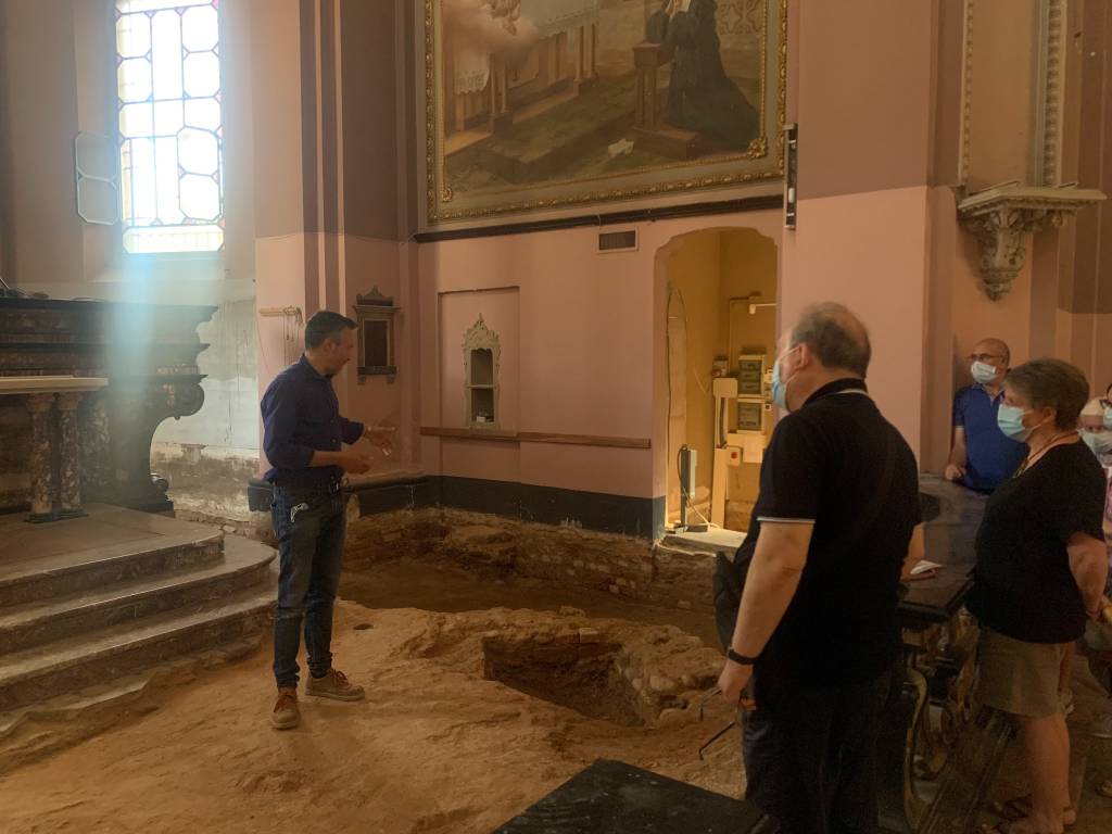 Ricompare la vecchia chiesa di Cedrate