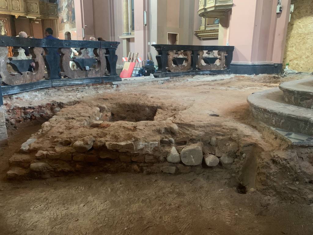 Ricompare la vecchia chiesa di Cedrate